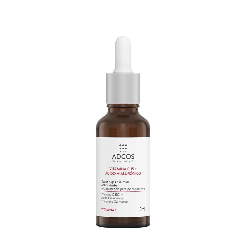 Vitamina C 15 + Ácido Hialurônico Adcos 15mL - Imagem 1