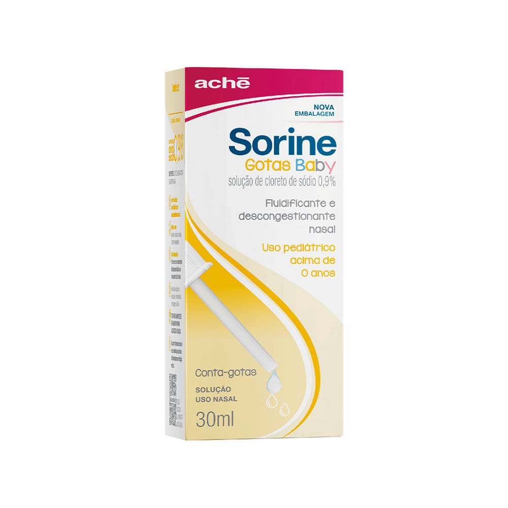 Sorine Baby Gotas 0.9mg/mL Solução Nasal Frasco com 30mL - Preview 3