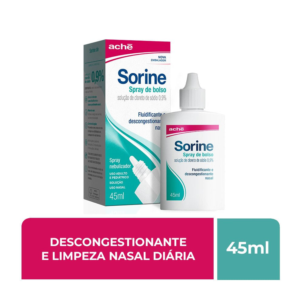 Sorine 0.5mg/mL Solução Nasal - Frasco com 45 mL - Imagem 2