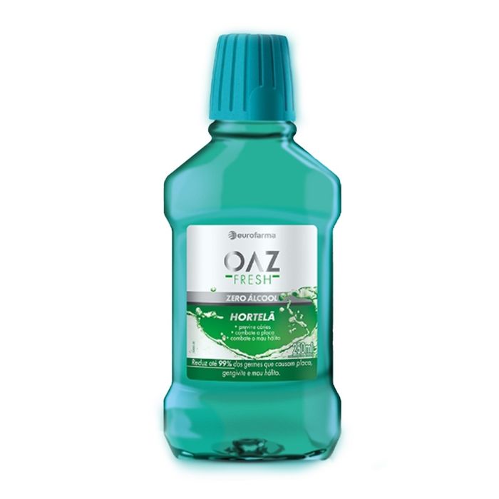 Enxaguante Bucal Oaz Hortelã Zero Álcool 250mL - Imagem 1