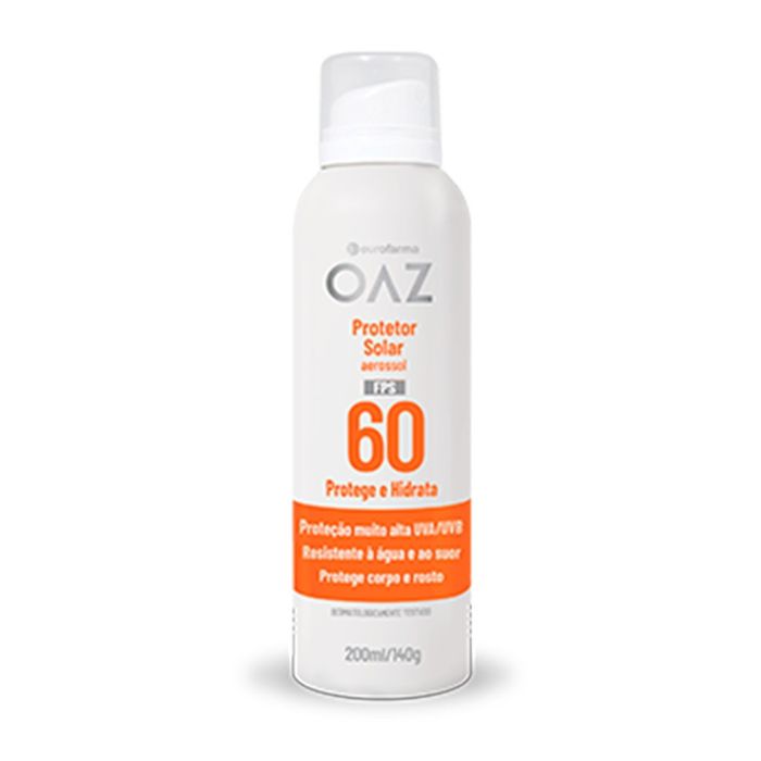 Pós Sol FPS 60 OAZ Aerossol 200mL - Imagem 1