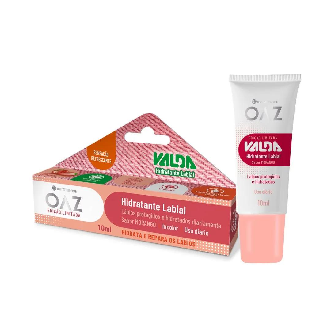 Hidratante Labial Oaz Valda Sabor Morango 10mL - Imagem 1