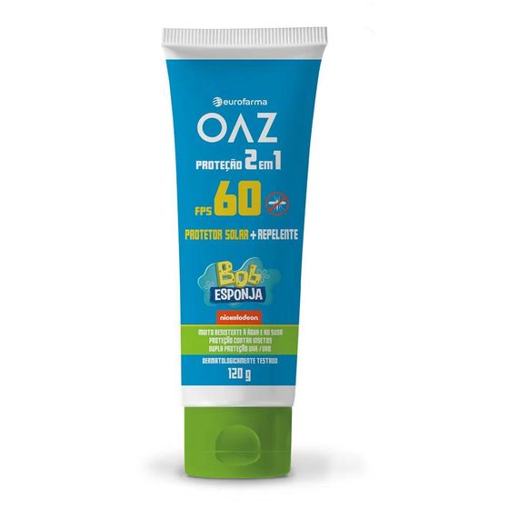 Protetor Solar FPS60 OAZ com Repelente 120mL - Imagem 1