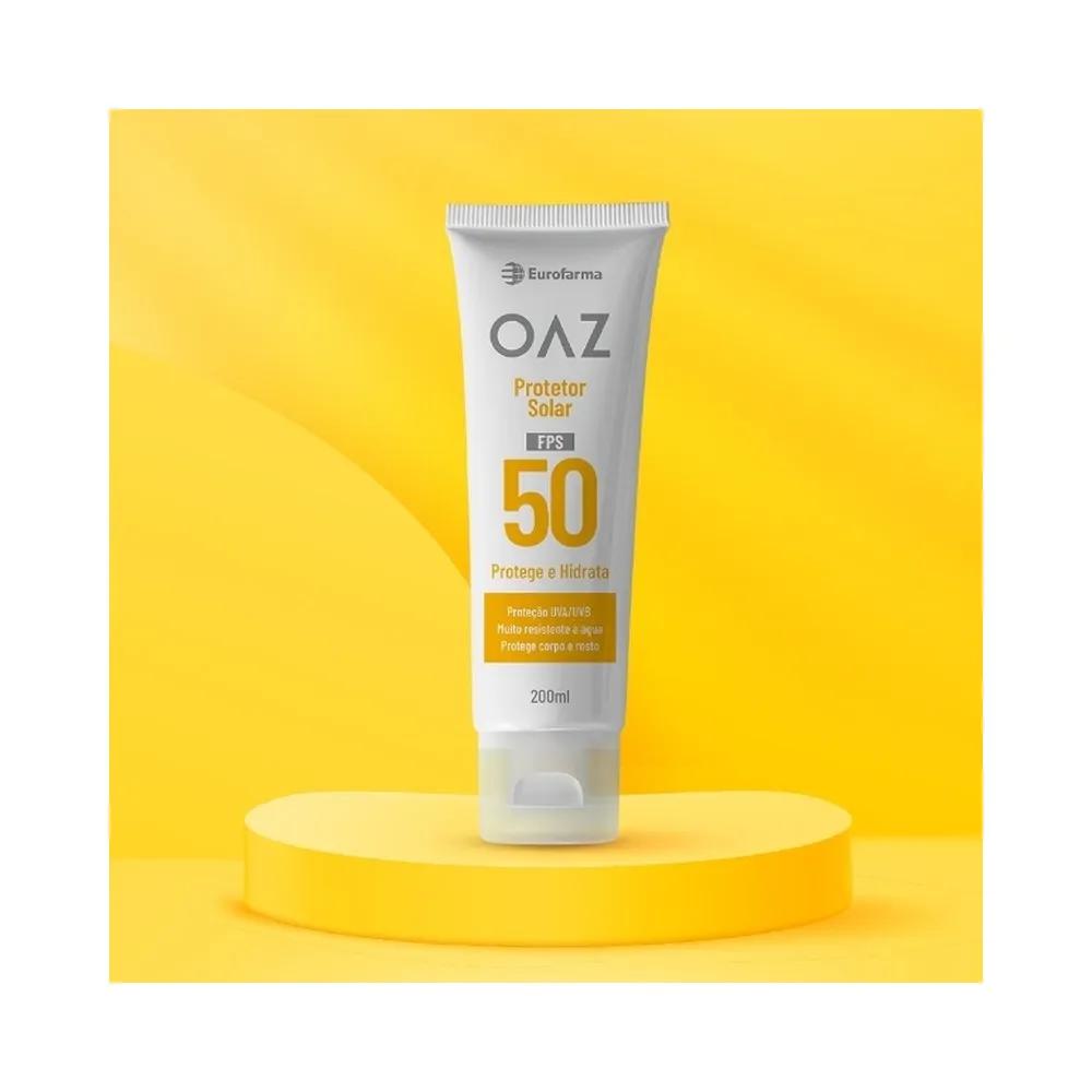 Protetor Solar FPS50 OAZ Creme 200mL - Imagem 1
