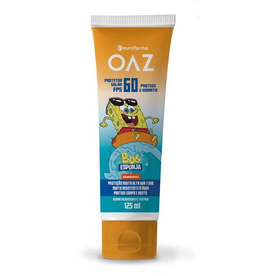 Protetor Solar FPS60 Bob Esponja Oaz 125mL - Imagem 1