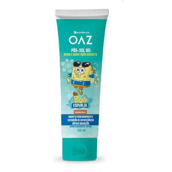 Pós Sol Gel OAZ Bob Esponja 120mL - Imagem 1