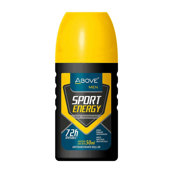Desodorante Roll-On Above Men Sport Energy 72h Sem Álcool 50mL - Imagem 1