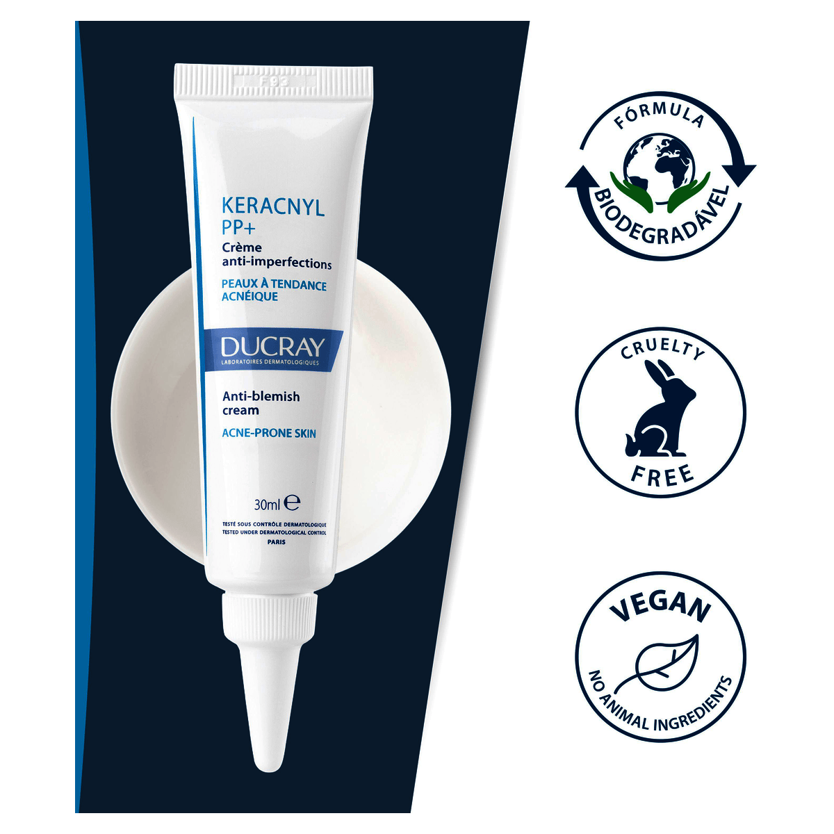 Creme Facial Keracnyl PP+ Cuidado Antiacne 30mL - Preview 2