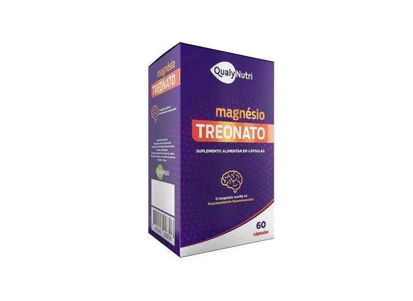 Magnésio Treonato Qualy Nutri 500mg Caixa com 60 Cápsulas - Imagem 1