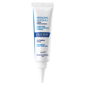 Creme Facial Keracnyl Glycolic+ Cuidado Reparador Pele com Tendência Acneica 30mL