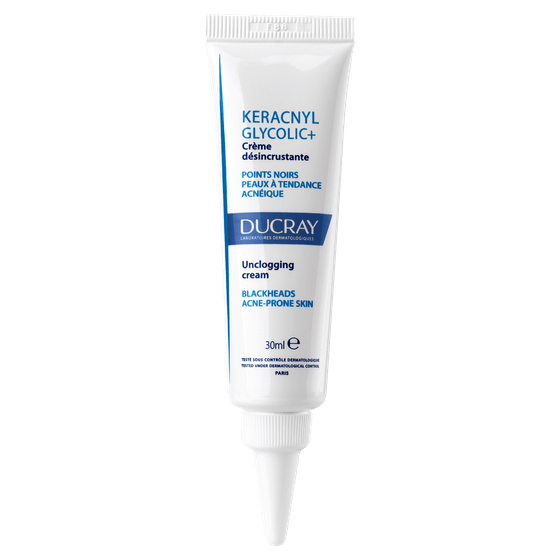 Creme Facial Keracnyl Glycolic+ Cuidado Reparador Pele com Tendência Acneica 30mL - Imagem 1