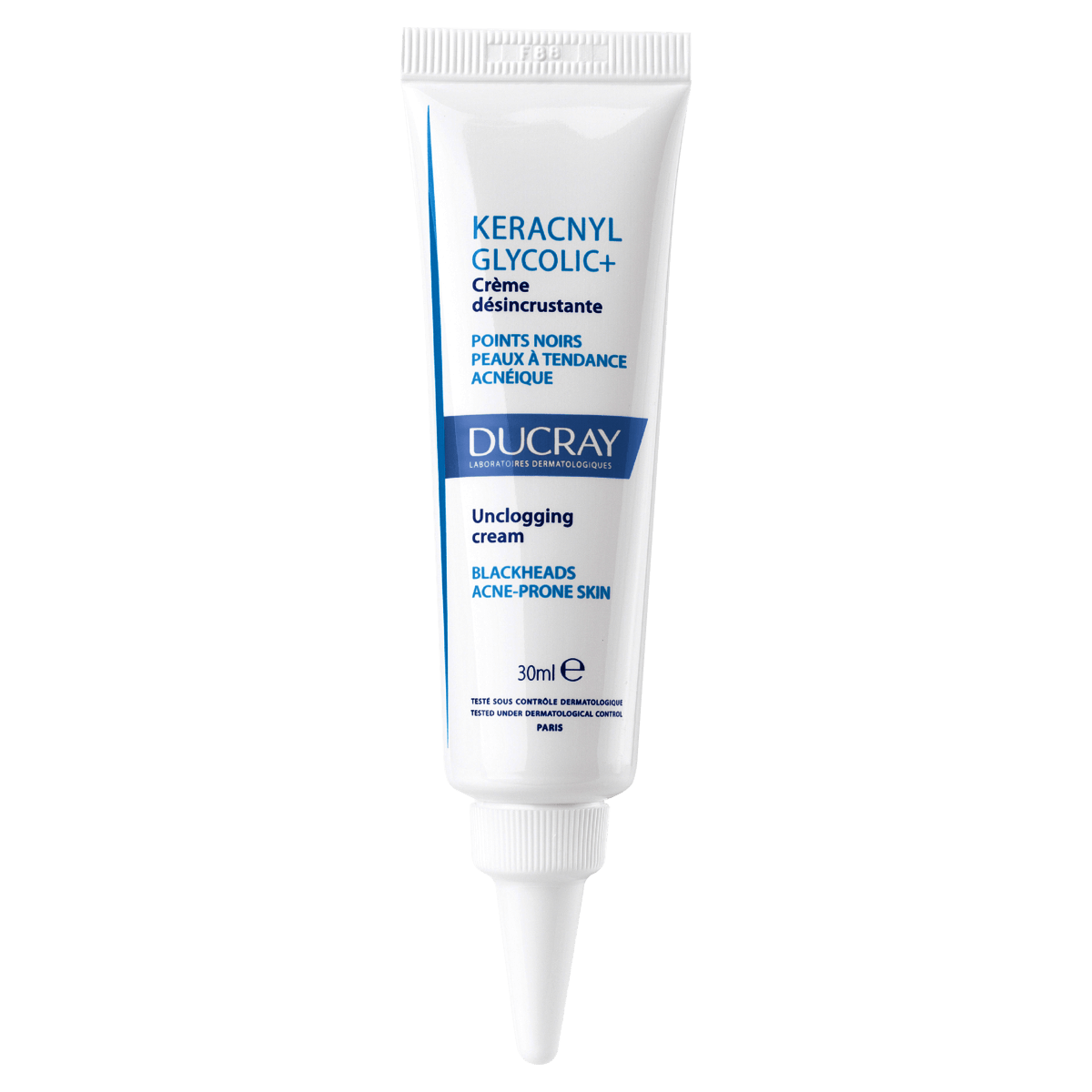 Creme Facial Keracnyl Glycolic+ Cuidado Reparador Pele com Tendência Acneica 30mL - Imagem 1