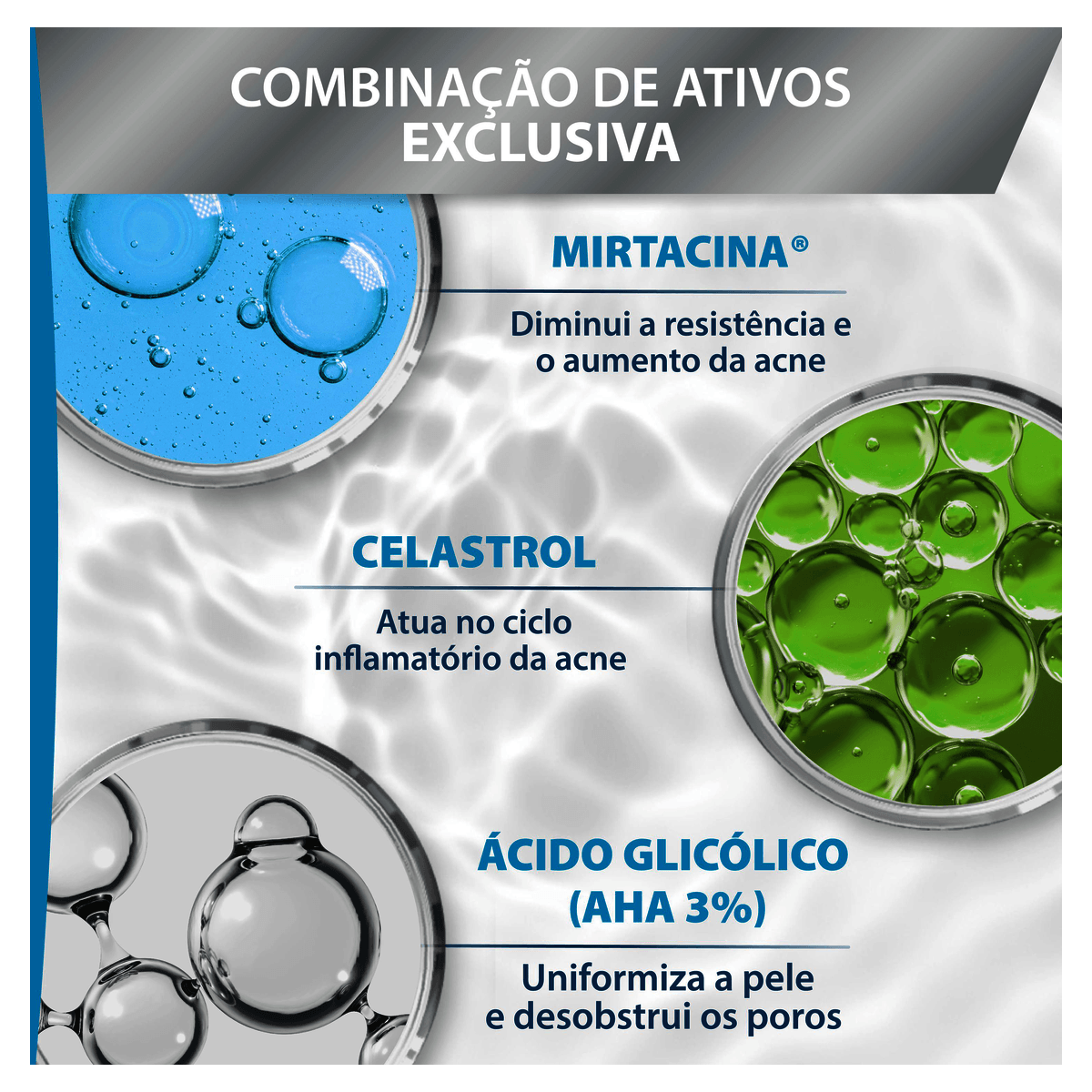 Creme Facial Keracnyl Glycolic+ Cuidado Reparador Pele com Tendência Acneica 30mL - Preview 4