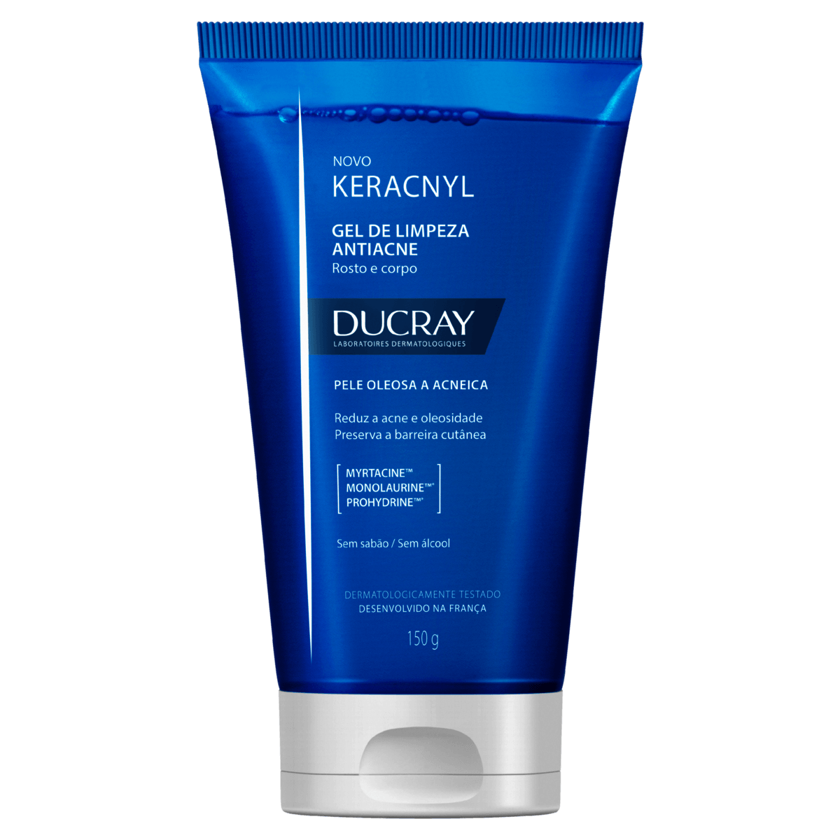 Gel de Limpeza Corpo e Rosto Keracnyl Antiacne Pele Oleosa a Acneica 150g - Preview 1