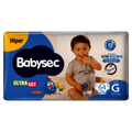 Fralda Descartável Babysec UltraSec G 64 Unidades
