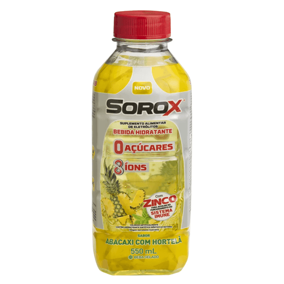 Sorox Sabor Acabaxi com Hortelã - Frasco com 550ml - Imagem 1