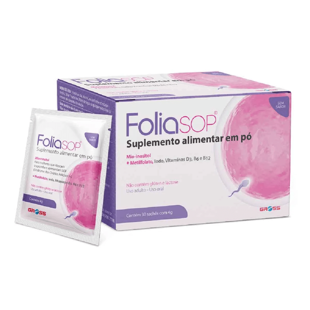FoliaSop Granulado 30 Sachês com 4g - Imagem 1