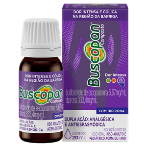 Buscopan Composto 6.67mg/mL + 333.4mg/mL - Frasco com 20mL
