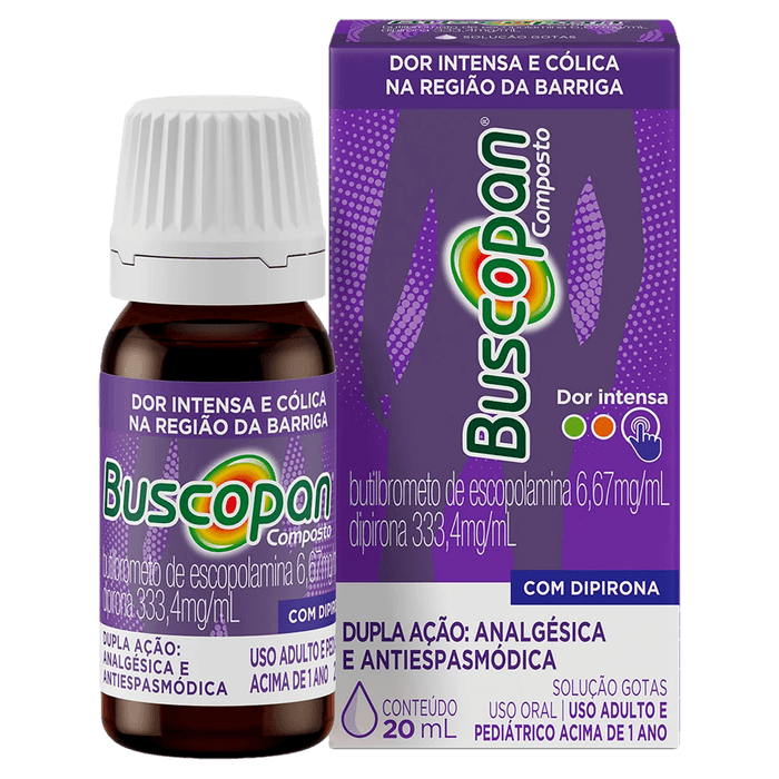 Buscopan Composto 6.67mg/mL + 333.4mg/mL - Frasco com 20mL - Imagem 1