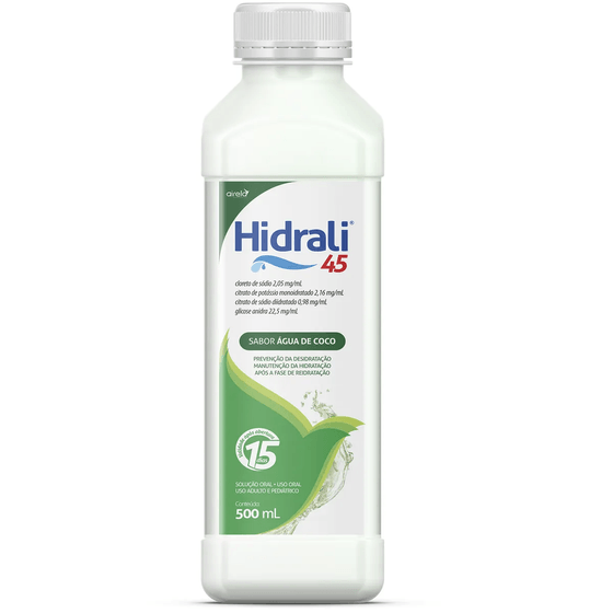 Hidrali 45 Sabor Água de Coco 500mL - Imagem 1