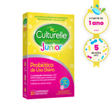 Probiótico Culturelle Junior - Caixa com 10 Comprimidos Mastigáveis