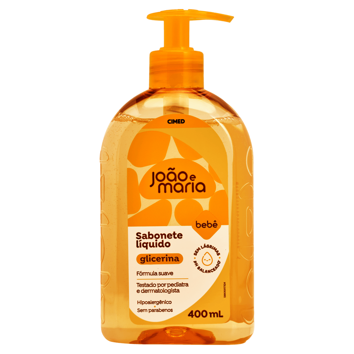 Sabonete Líquido de Glicerina João e Maria Frasco Pump 400mL - Preview 1