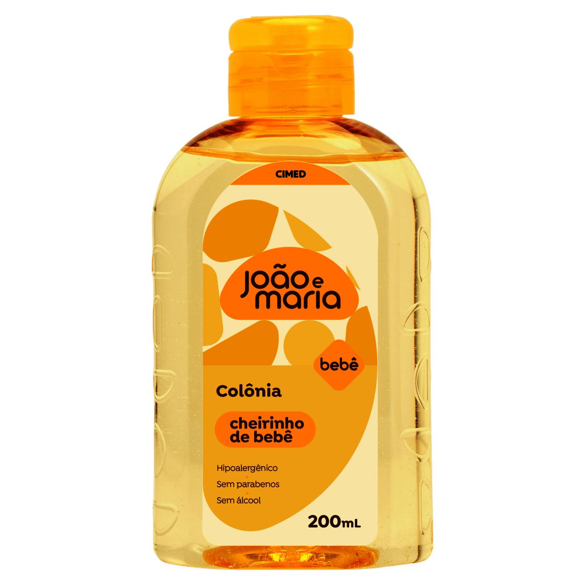 Colônia Cheirinho de Bebê João e Maria Frasco 200mL - Imagem 1
