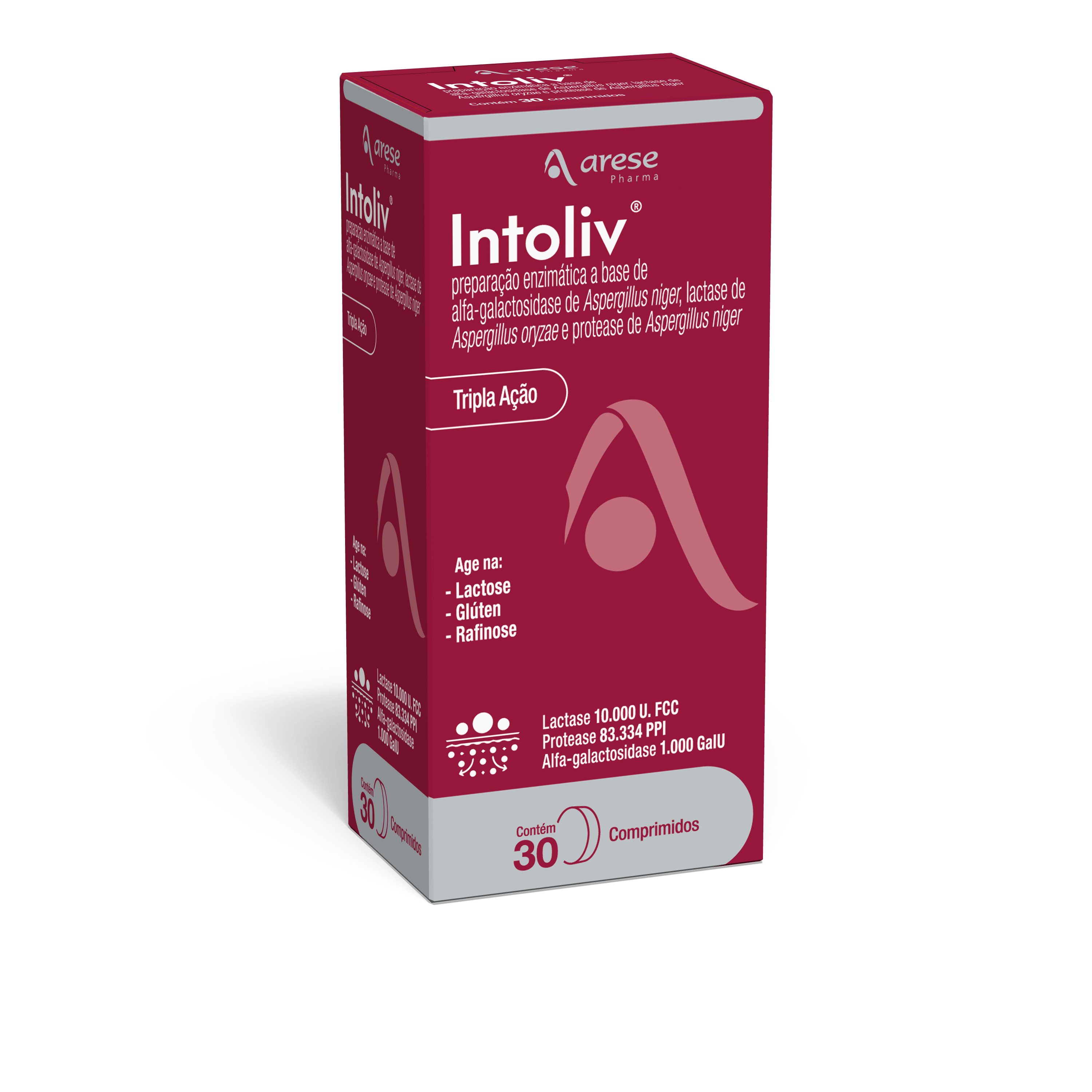 Intoliv 30 Comprimidos - Imagem 1