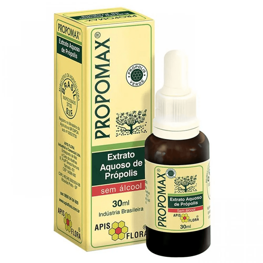 Extrato de Própolis Aquoso Propomax Solução Gotas 30mL - Imagem 1