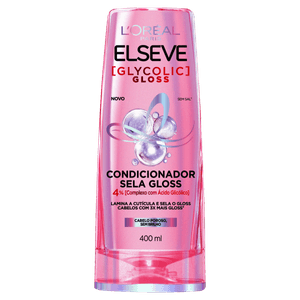 Condicionador Elseve Glycolic Gloss Frasco com 400mL