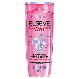 Shampoo Elseve Glycolic Gloss - Frasco com 400mL