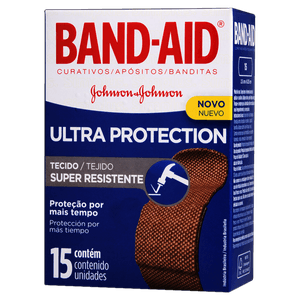 Band Aid Curativo Ultra Protect 15 Unidades
