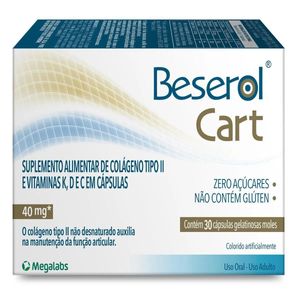 Beserol Cart 40mg 30 Cápsulas