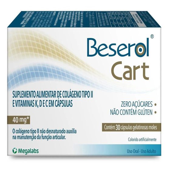 Beserol Cart 40mg 30 Cápsulas - Imagem 1