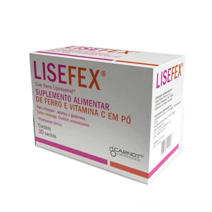 Lisefex 30 Sachês com 1.5g - Imagem 1
