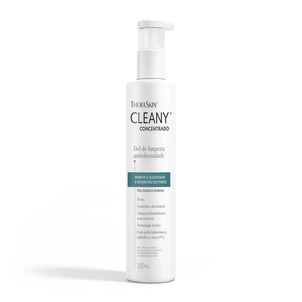 Gel de Limpeza Antioleosidade Cleany Concentrado Pele Oleosa e Acneica 300mL - Imagem 1