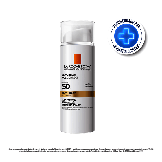 Protetor Solar Facial FPS50 Anthelios Age Correct Anti-Idade Sem Cor 50g - Imagem 1