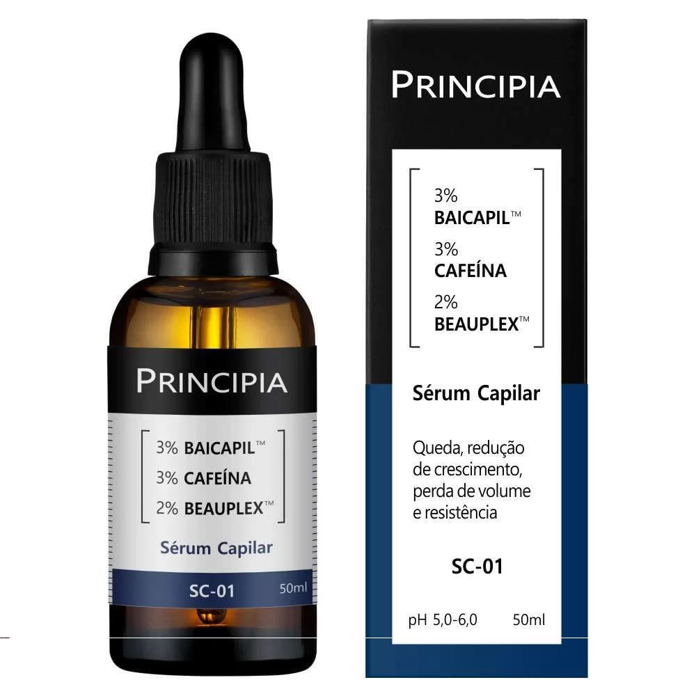 Sérum Capilar Baicapil 3% + Cafeína 3% + Beauplex 2% SC 01 Principia 50mL - Imagem 1