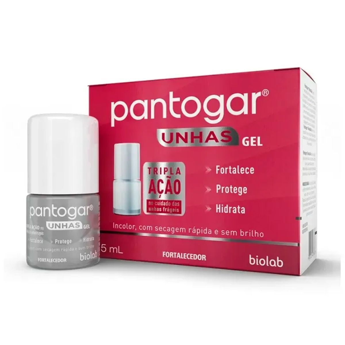 Pantogar Gel Fortalecedor de Unhas 5mL - Imagem 1