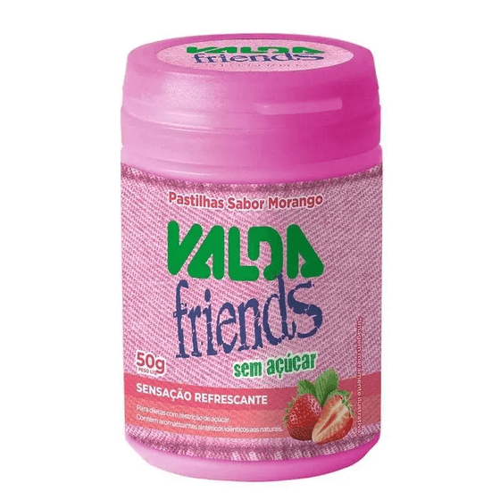 Valda Friends Morango Pote 50g - Imagem 1
