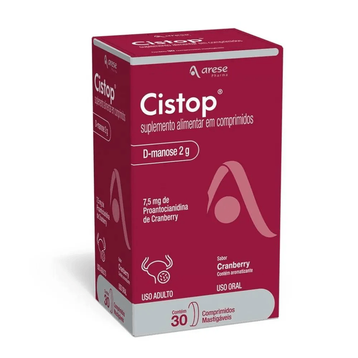 Cistop 30 Comprimidos Mastigáveis - Imagem 1