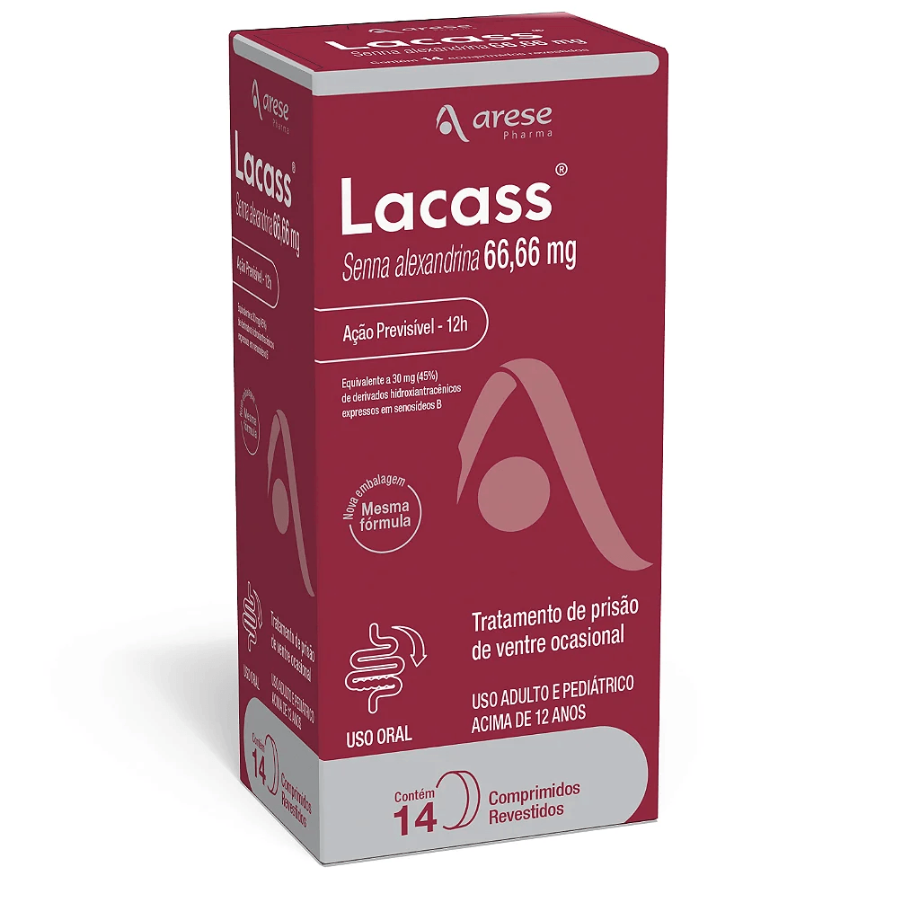 Lacass 66.66mg Comprimido Revestido - Caixa com 14 Comprimidos - Imagem 1