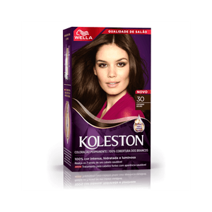 Tintura Creme Wella Koleston Castanho Escuro 30