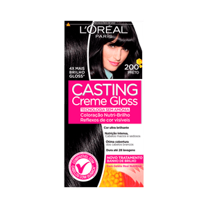 Tintura para Cabelo Casting Creme Gloss Preto 200 L'oréal Paris