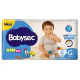 Fralda Babysec Ultrasec Mega G Galinha Pintadinha 32 unidades