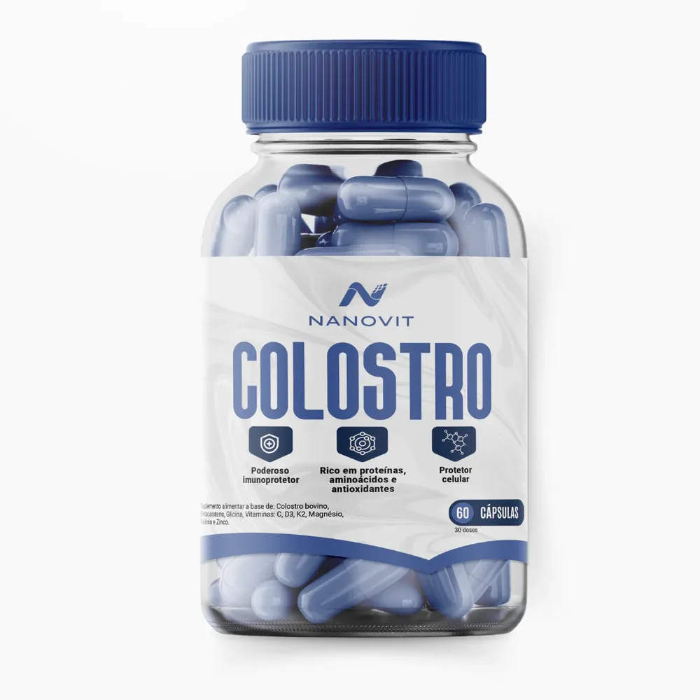Nanovit Colostro 60 Cápsulas - Imagem 1