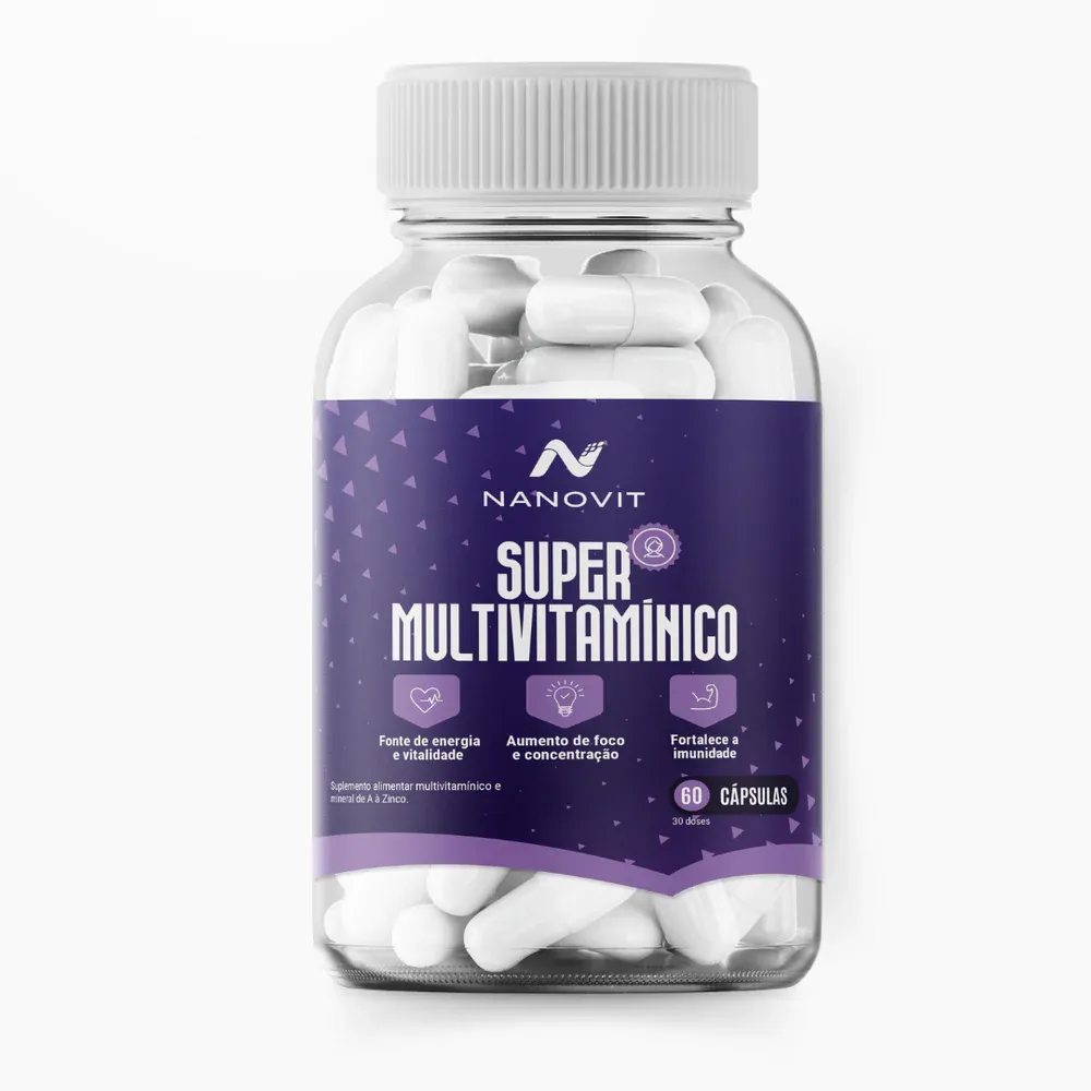 Nanovit Super Multivitamínico Woman 60 Cápsulas - Imagem 1