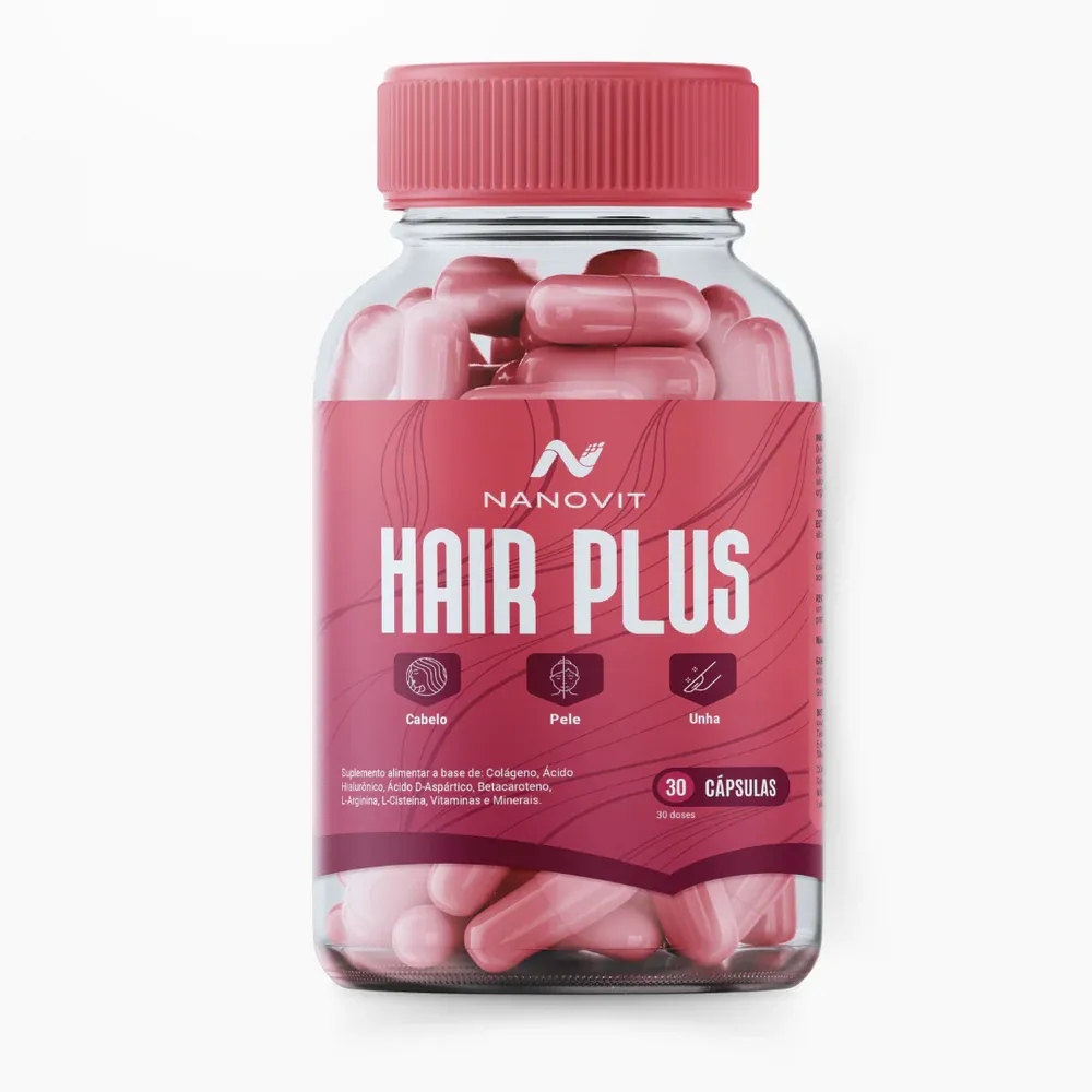 Nanovit Hair Plus 30 Cápsulas - Imagem 1