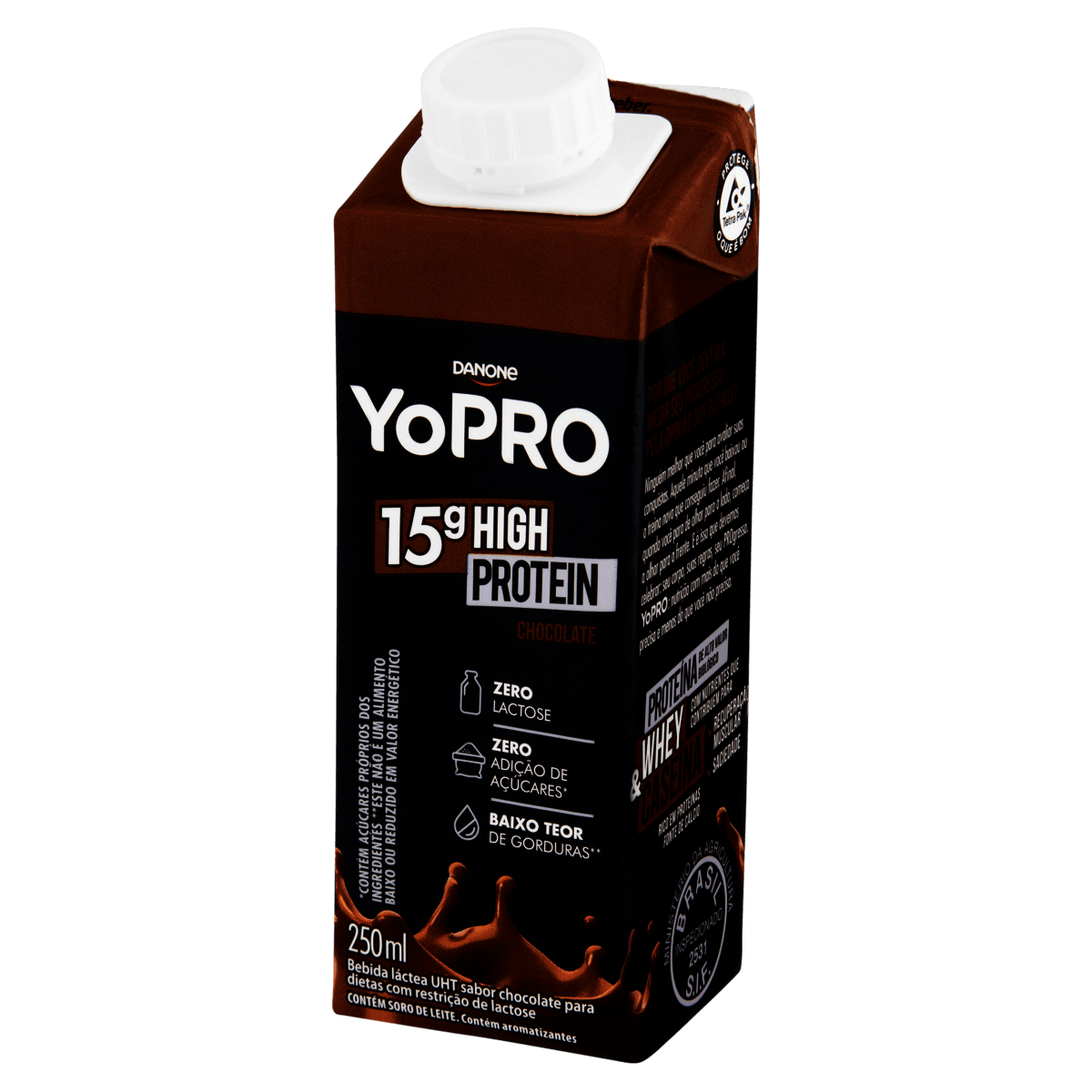 YoPRO Bebida Láctea UHT Chocolate 15g de Proteínas 250mL - Preview 5