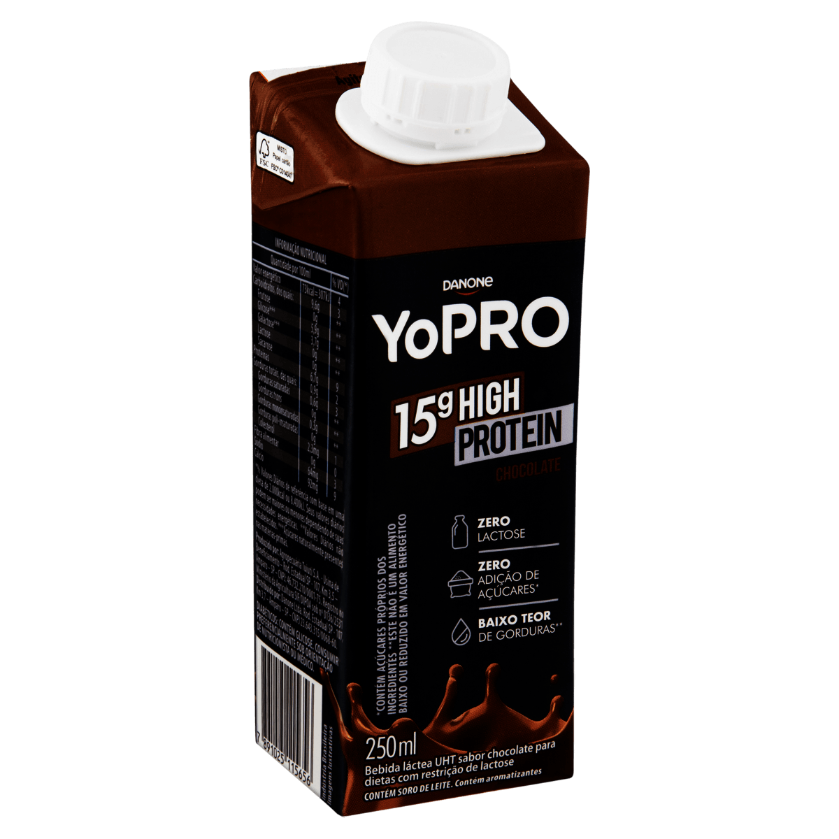 YoPRO Bebida Láctea UHT Chocolate 15g de Proteínas 250mL - Preview 6